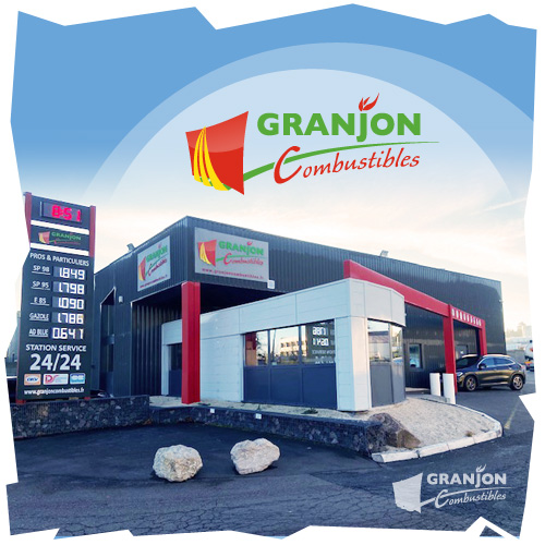 Vue extérieure de la boutique Granjon Combustibles