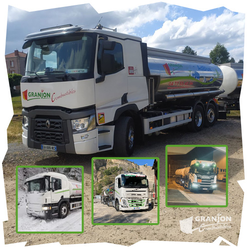 Notre flotte de camions de livraison dans la Loire
